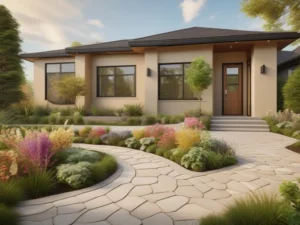 Modernes Haus mit schönem Garten